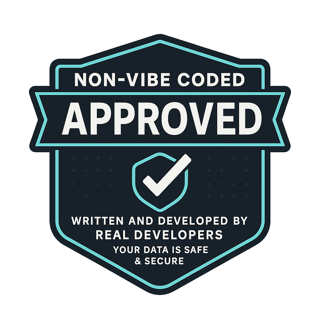 NonVibeCodedCert